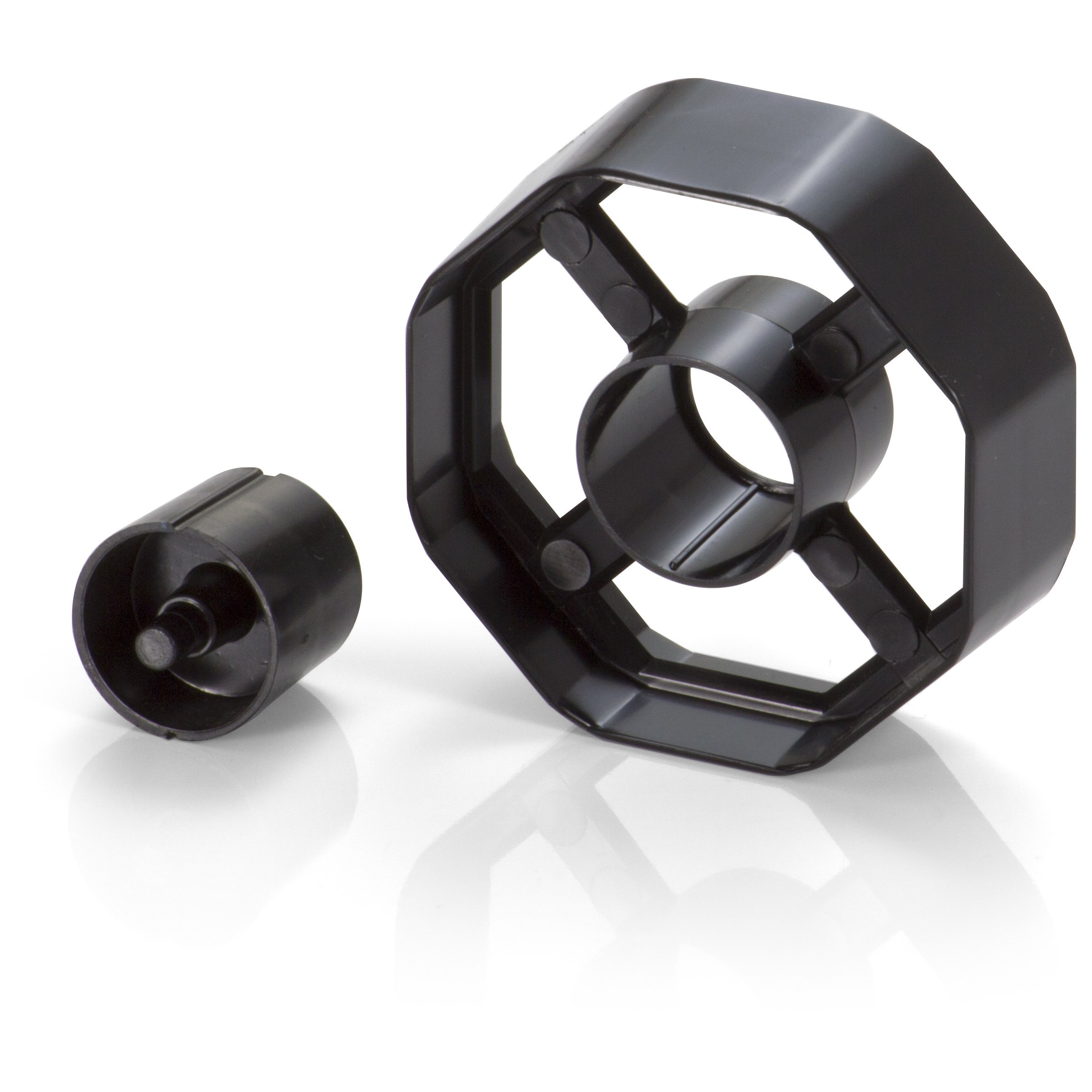 Officemate 2-in-1 Heavy Duty Tape Dispenser 1-Inch and 3-Inch Core, Black (96699) - Image 5