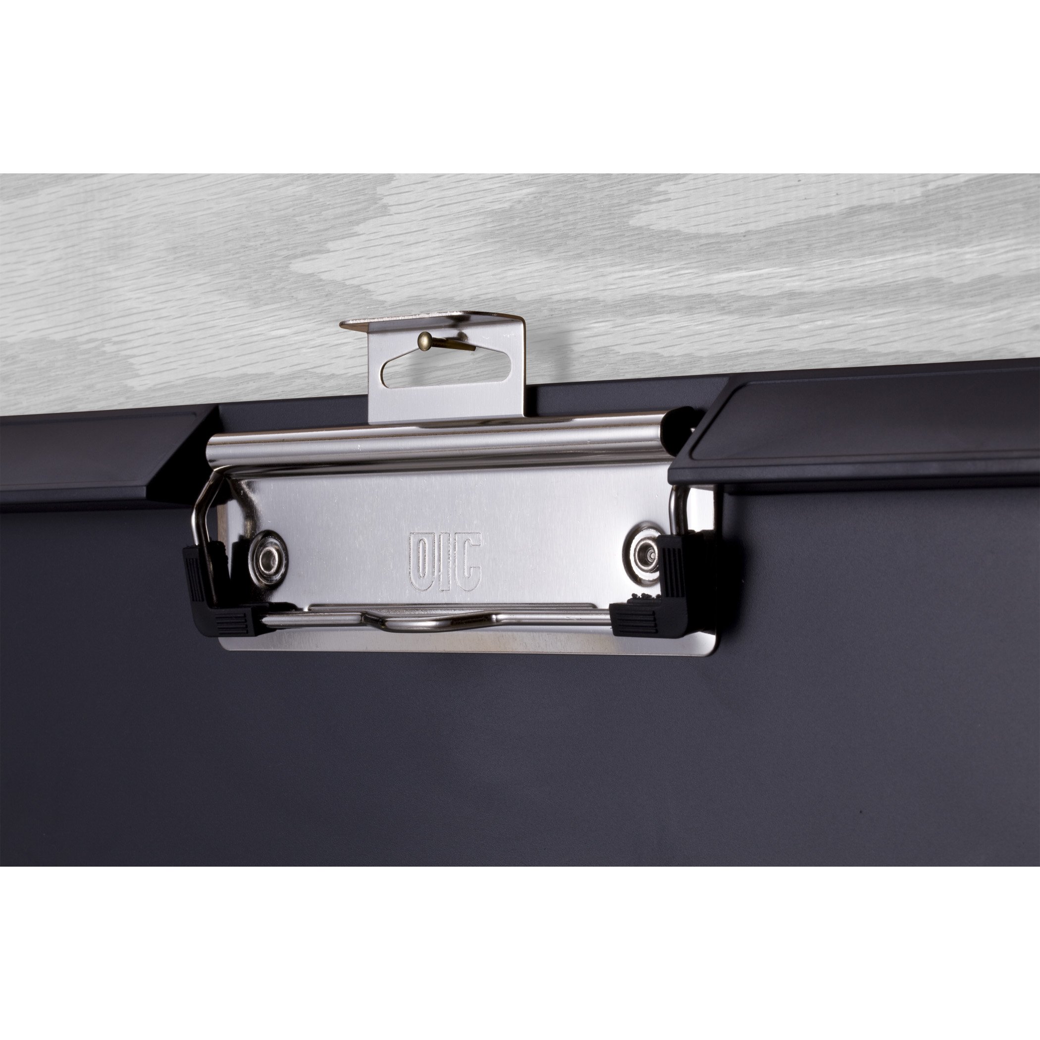 Officemate 83040 Landscape Klip & File, 1" Capacity, Holds 8 1/2 x 11, Plastic, Charcoal (83040) - Image 4