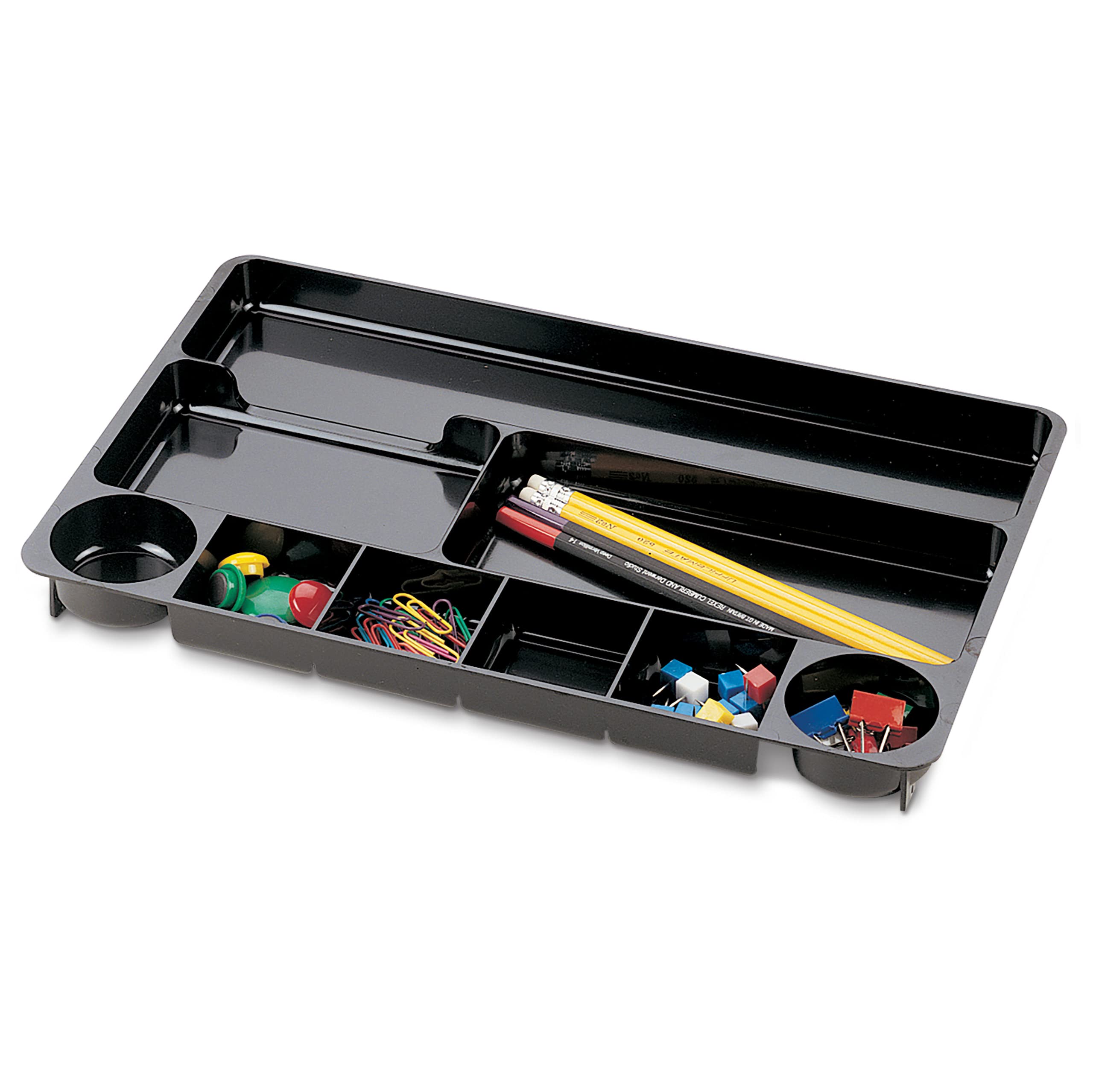 Officemate 9 Compartment Drawer Tray, Black (21302) - Image 5