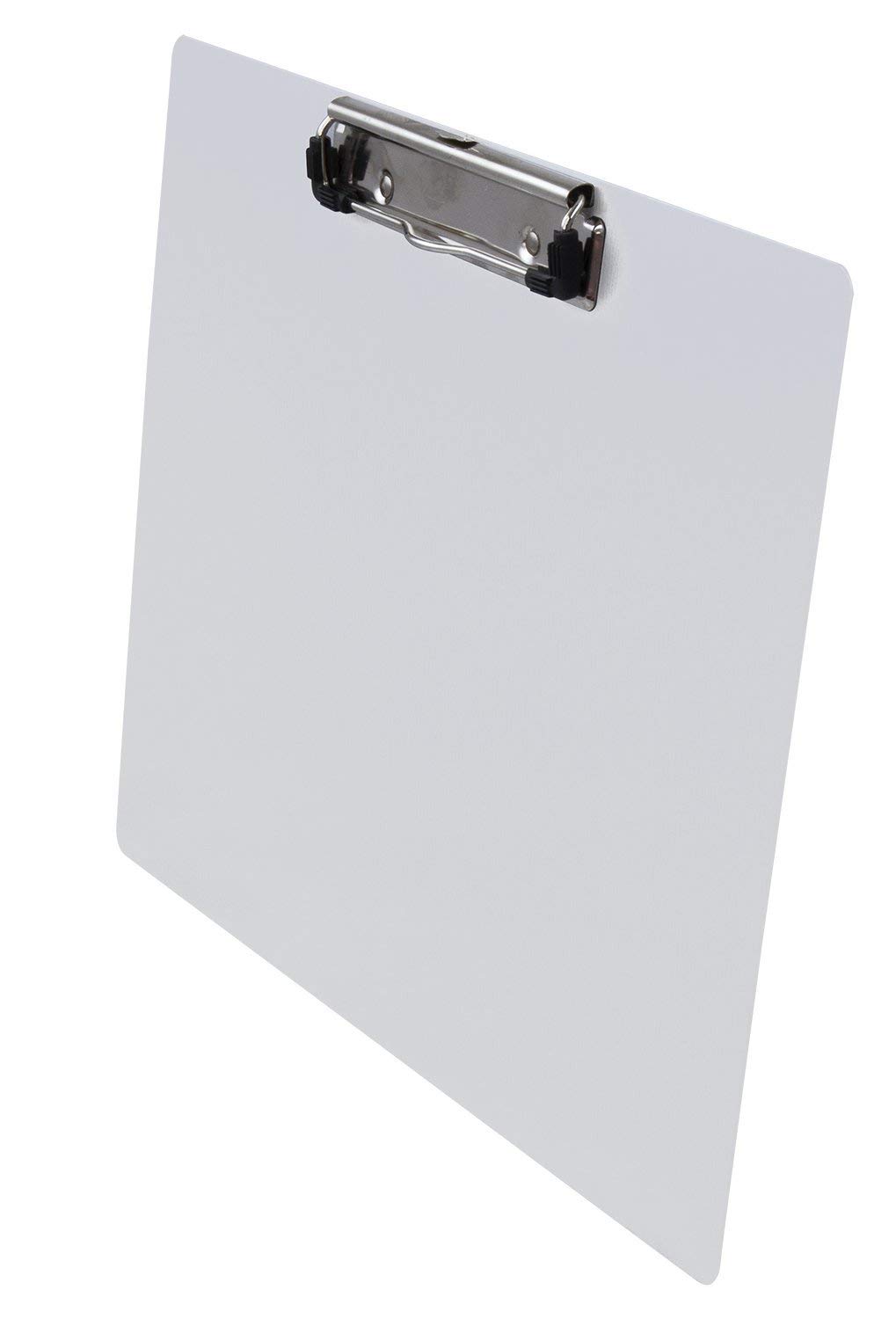 Officemate Aluminum Coated Plastic Clipboard, Landscape Size, 11 x 8.5, Low Profile Clip, Silver (83028) - Image 4