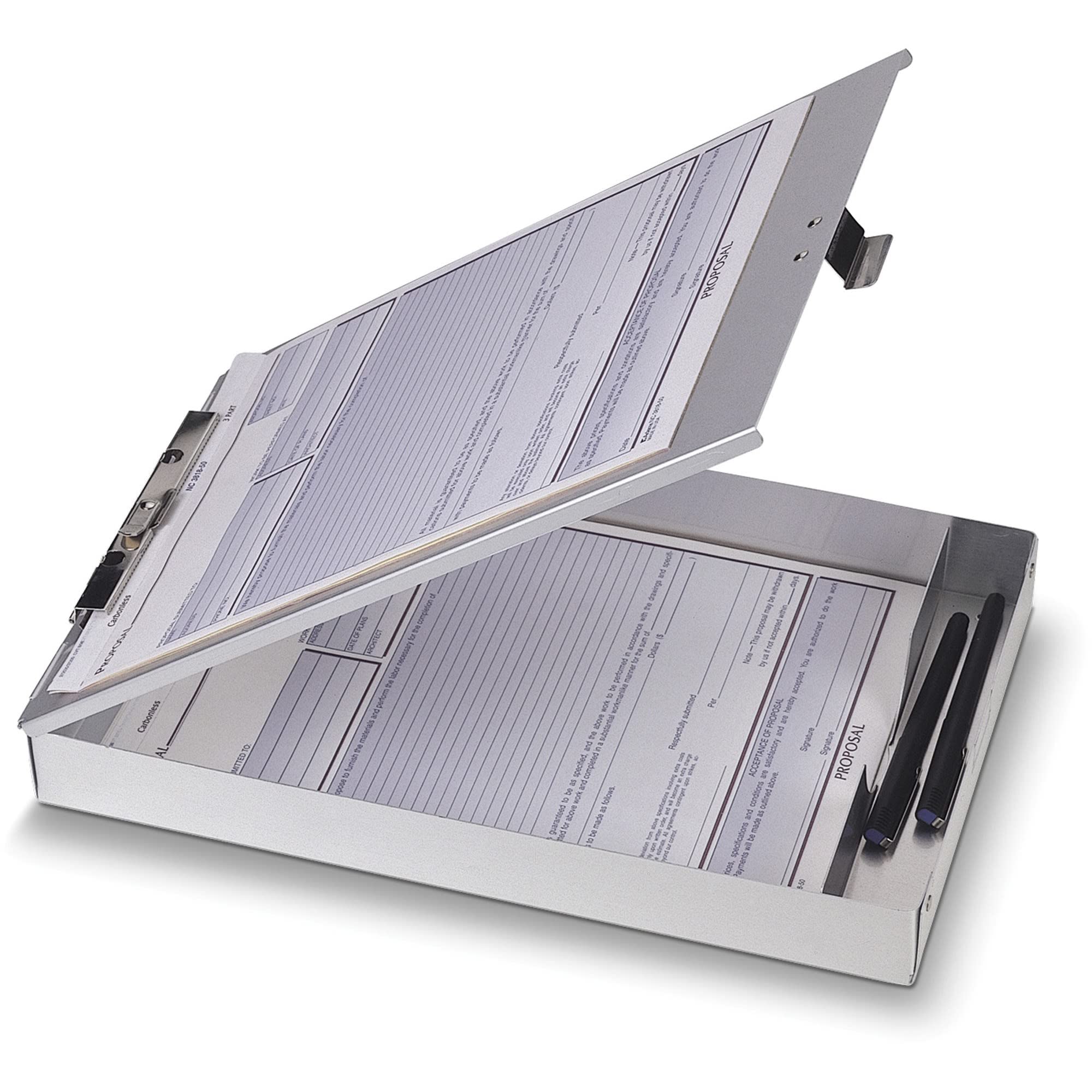 Officemate Aluminum Forms Storage Clipboard, 8.5 x 12 Inch (83200) - Image 5