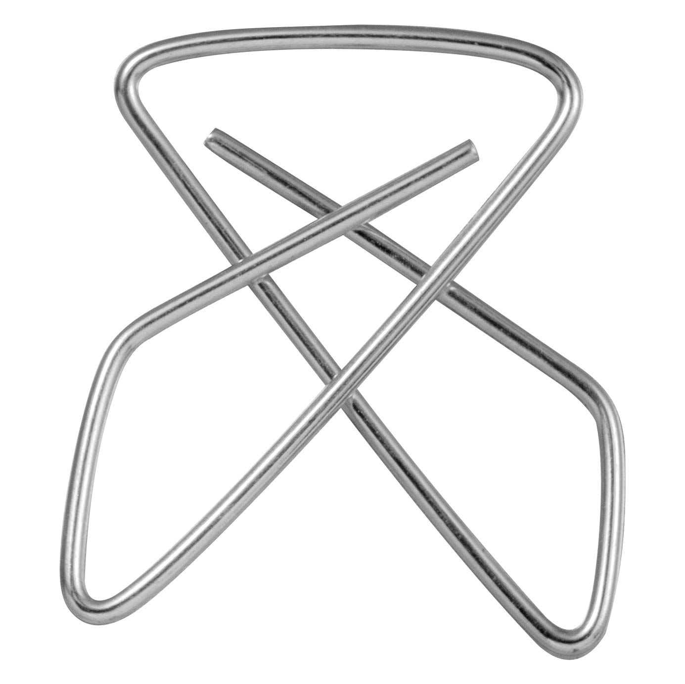 Officemate Butterfly Clips, Ideal Paper Clamp, 2 Small, 500 Clips (10 Boxes of 50 Each) (99957) - Silver - Image 4