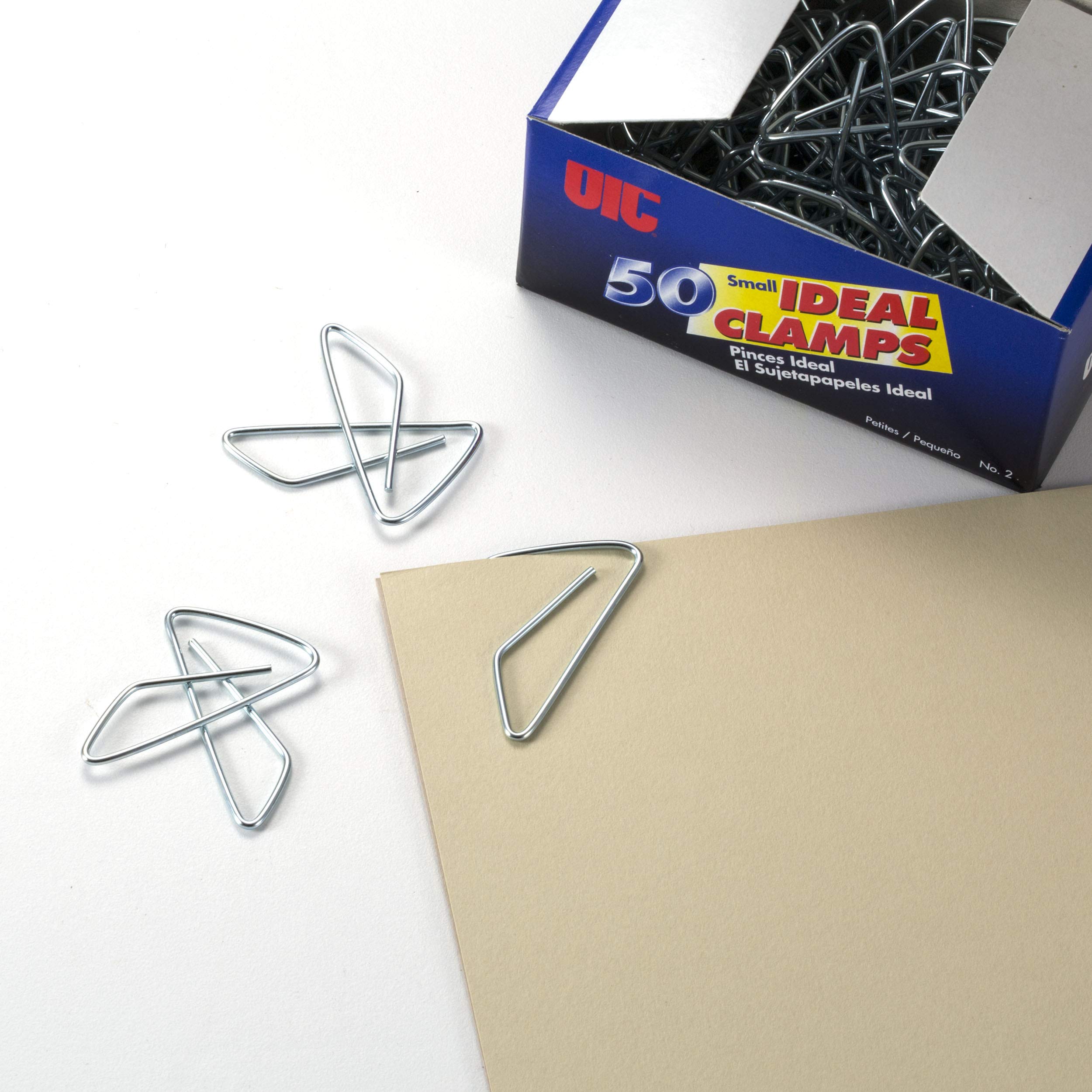 Officemate Butterfly Clips, Ideal Paper Clamp, 2 Small, 500 Clips (10 Boxes of 50 Each) (99957) - Silver - Image 5