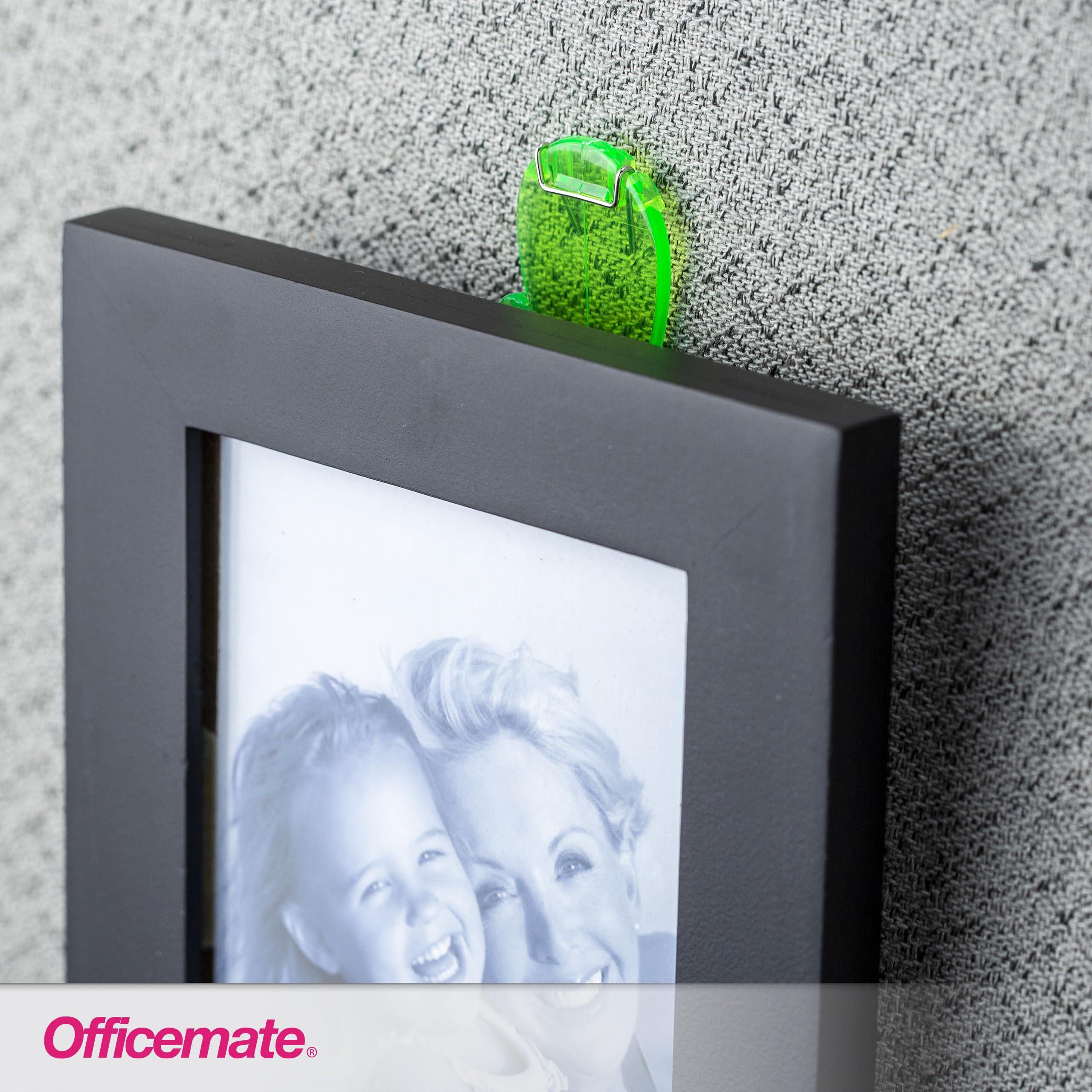 Officemate Cubicle Hooks, Assorted Translucent Colors, Pack of 5 (30181) - Image 4