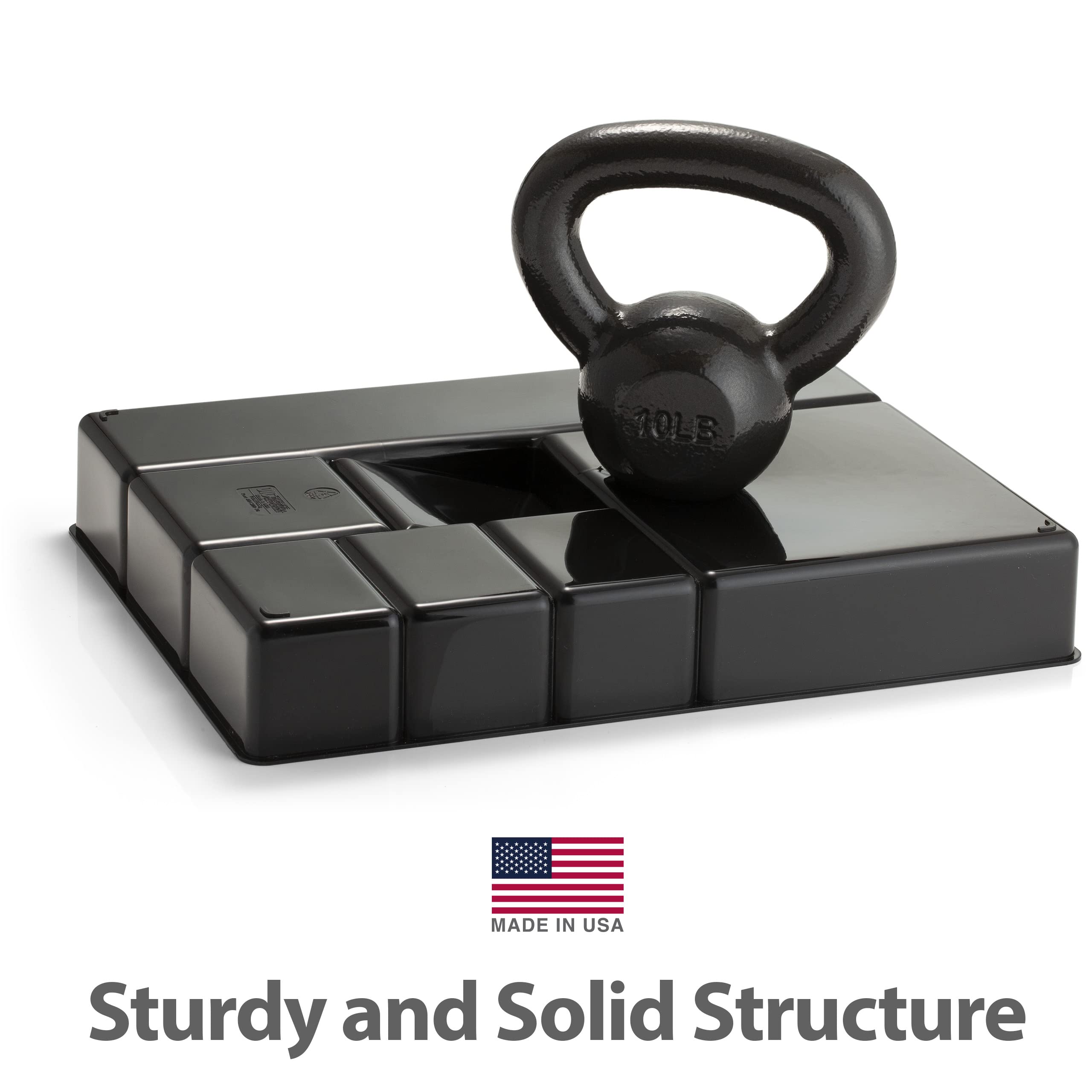 Officemate Deep Drawer Organizer Tray, 8 Compartments, 2 1/4"H x 15 1/8"W x 11 1/2"D, Black - Image 5