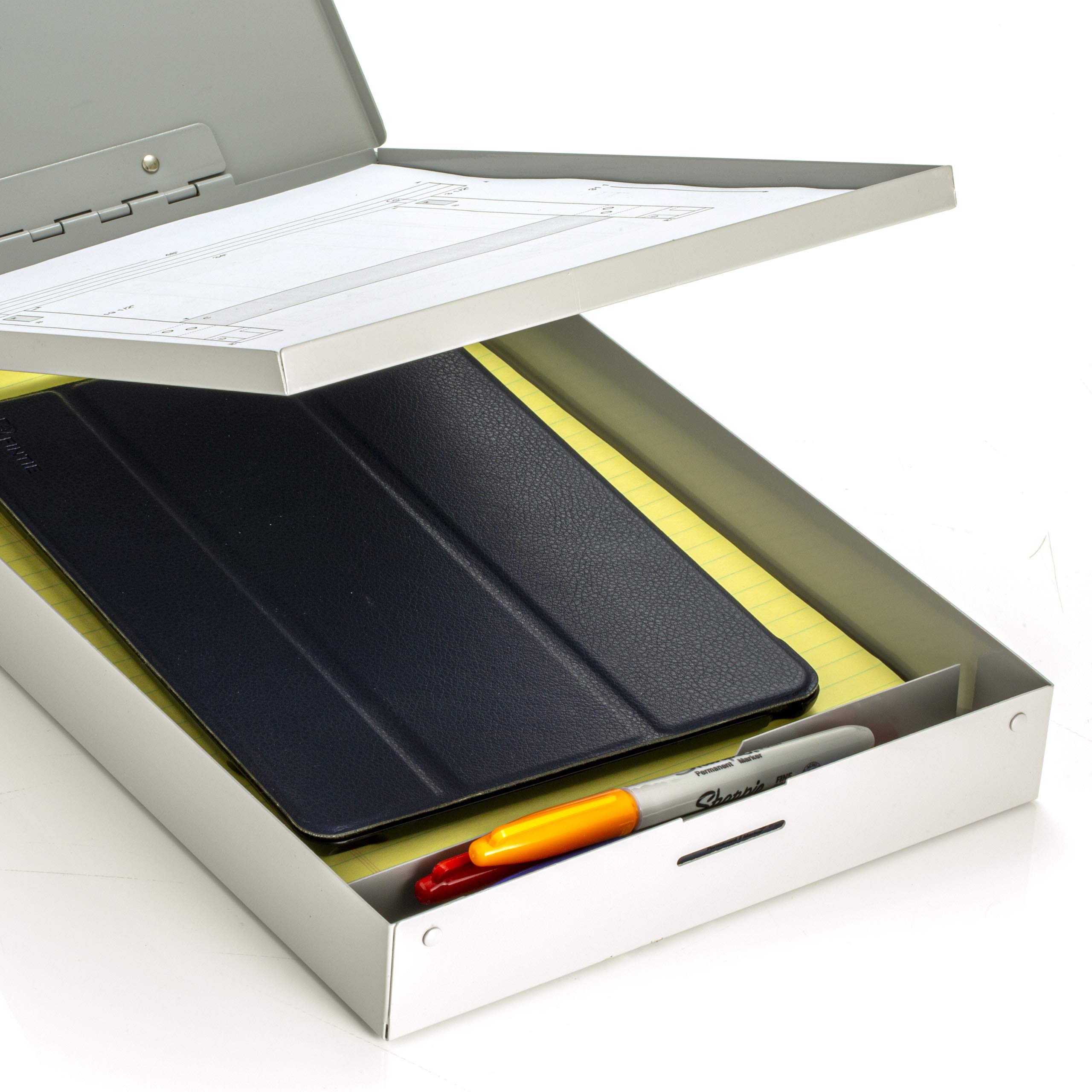 Officemate Double Storage Aluminum Form Holder, Fits Forms 8.5 x 12-Inches, Silver (83207) - Image 5