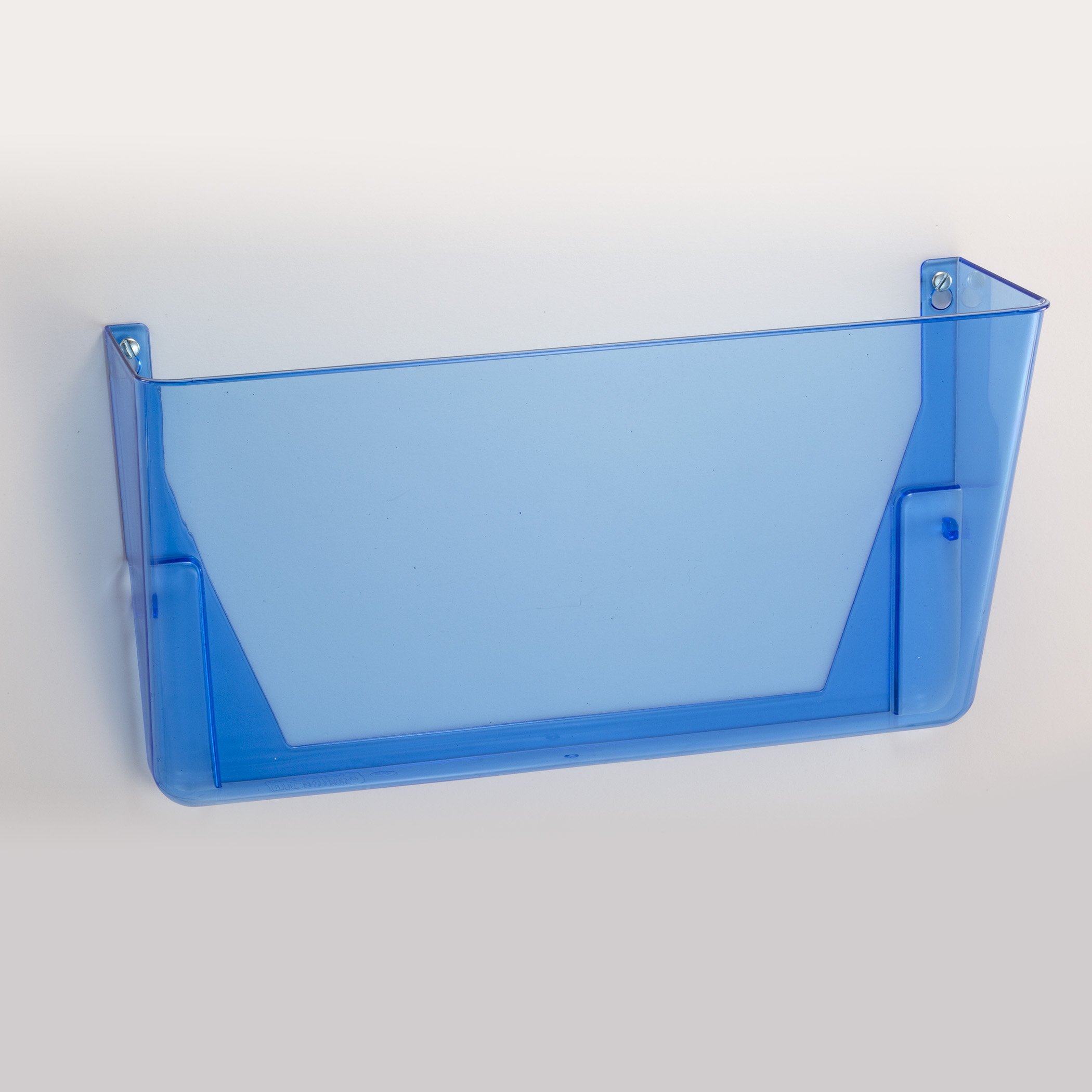 Officemate Glacier Wall File 3-Pack, Transparent Blue - Durable Hanging File Organizer for Home & Office Storage, Space-Saving Design for Documents & Files (23220) - Image 4