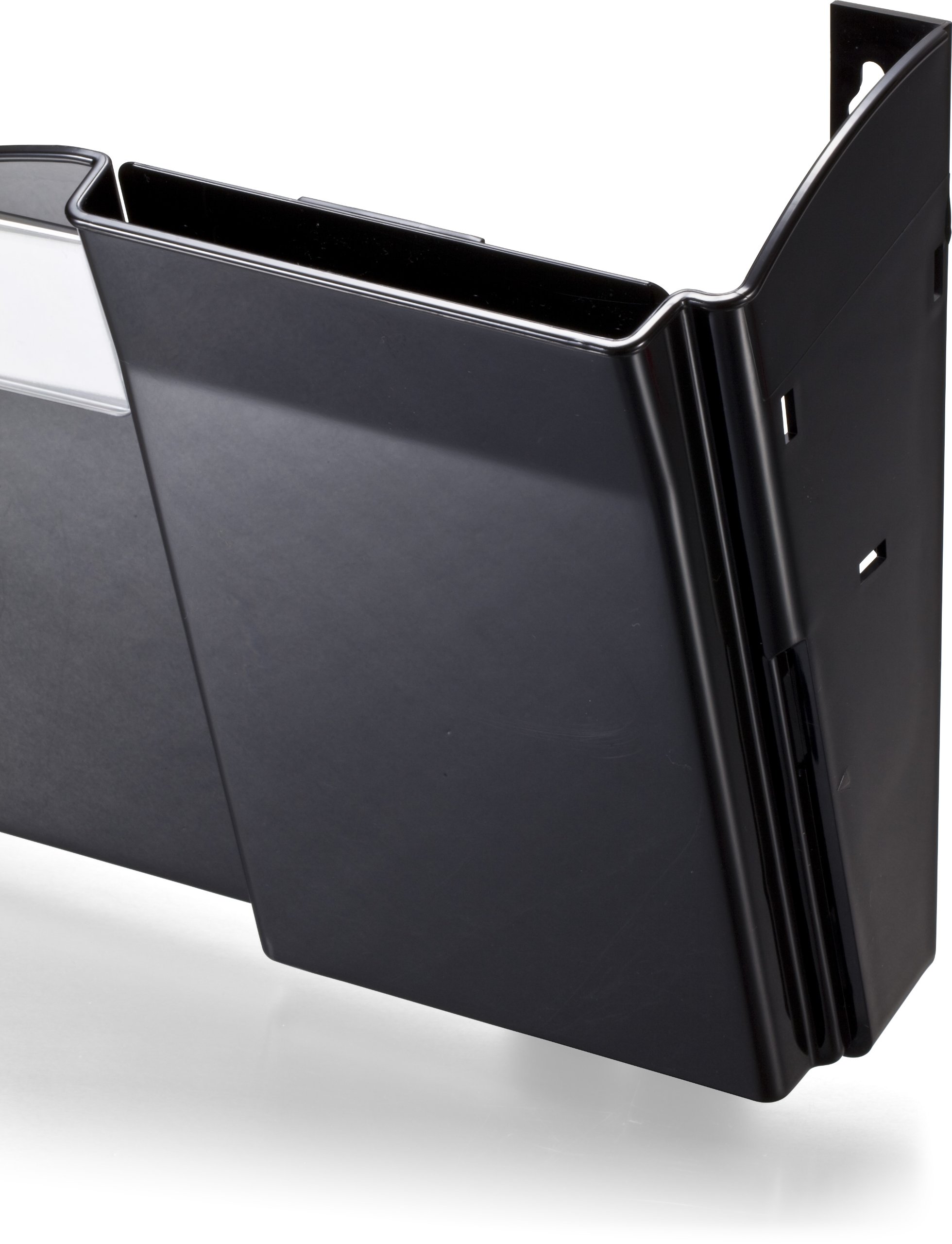 Officemate Grande Central Filing System, Starter Pocket with Pen, Pencil Holder and Envelope/Post Card Slot, Black (21720) - Image 3