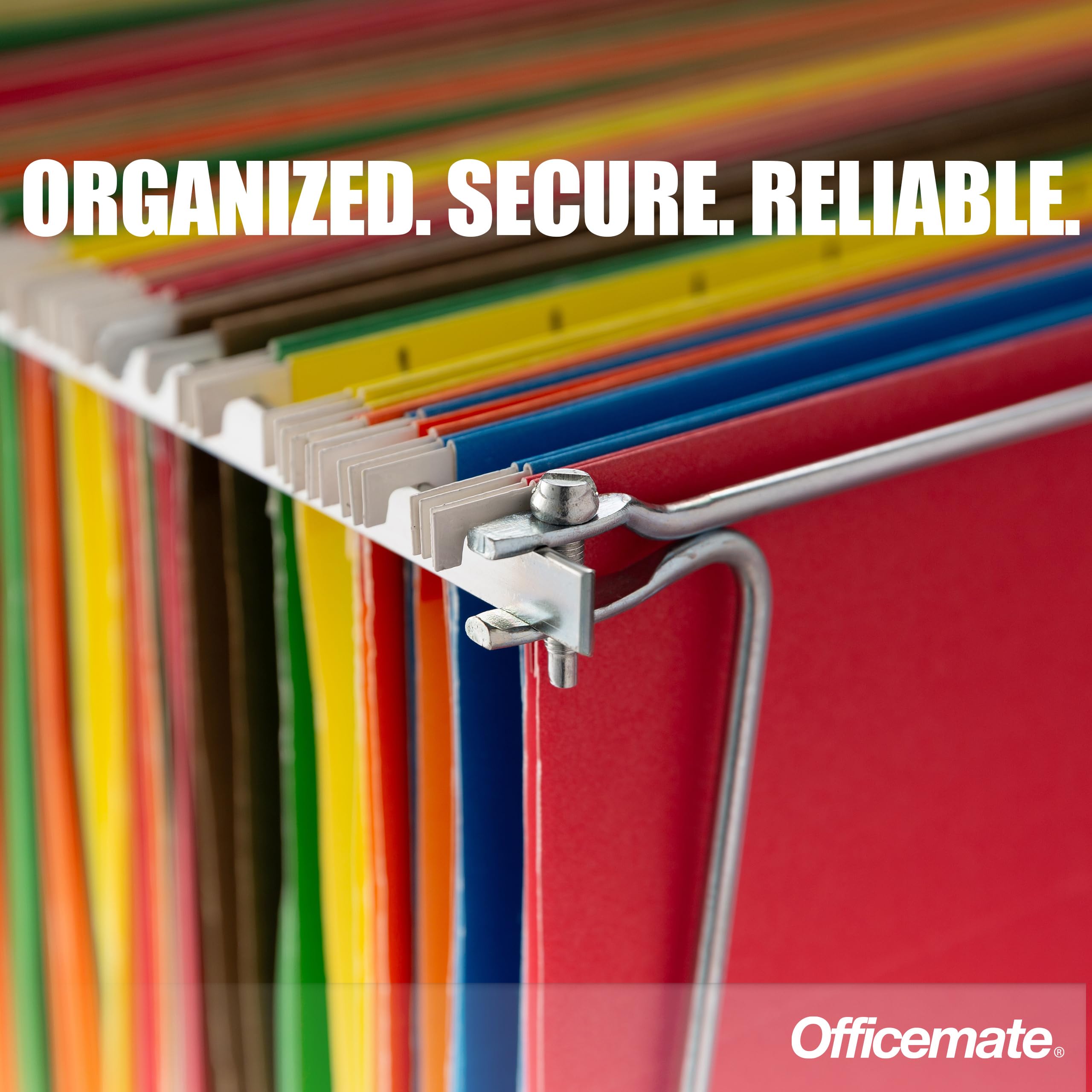 Officemate Hanging File Frame, Letter Size, Adjustable 14 to 18-Inches, 2 Count (Pack of 1),Silver, 91990 - Image 6