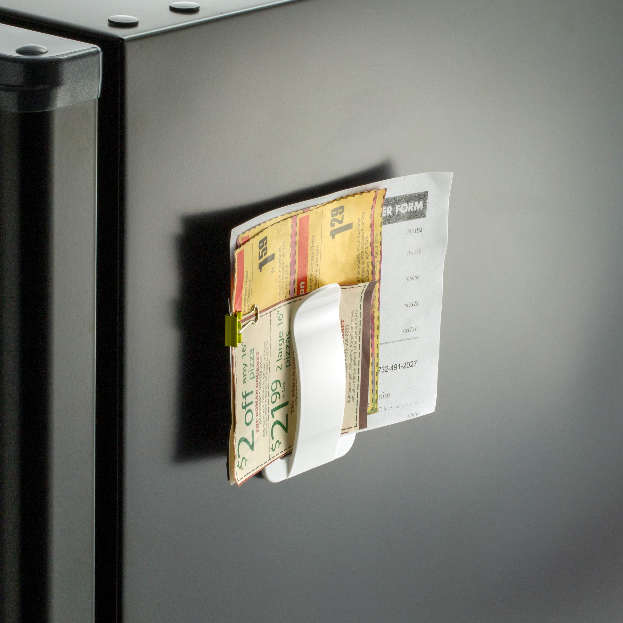 Officemate Magnet Plus Magnetic Envelope and Note Holder, White (92551) - Image 10