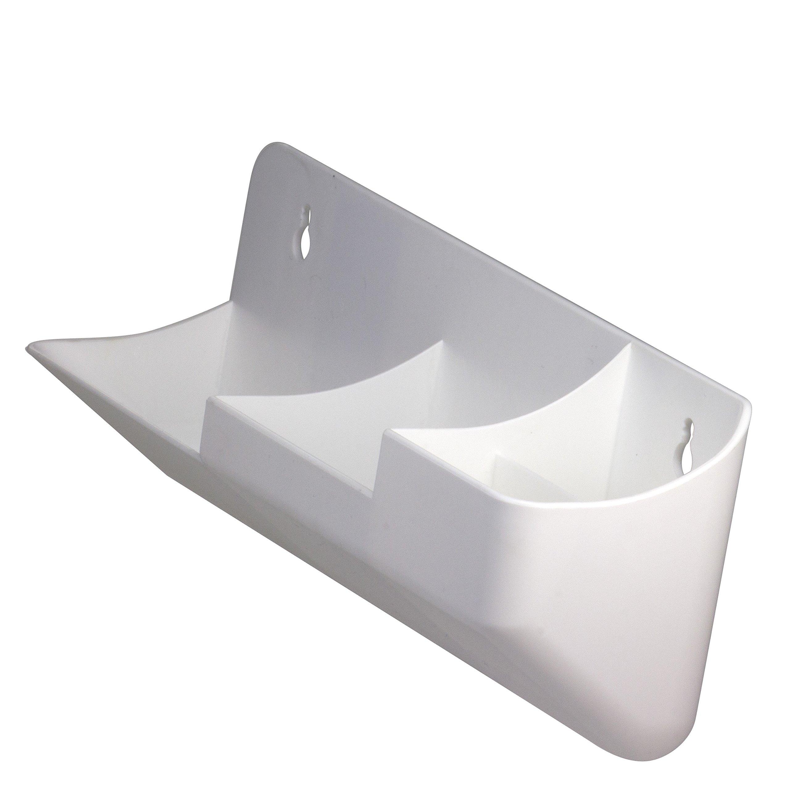 Officemate Magnet Plus Magnetic Supplies Organizer, 3 compartments, White (92544) - Image 3