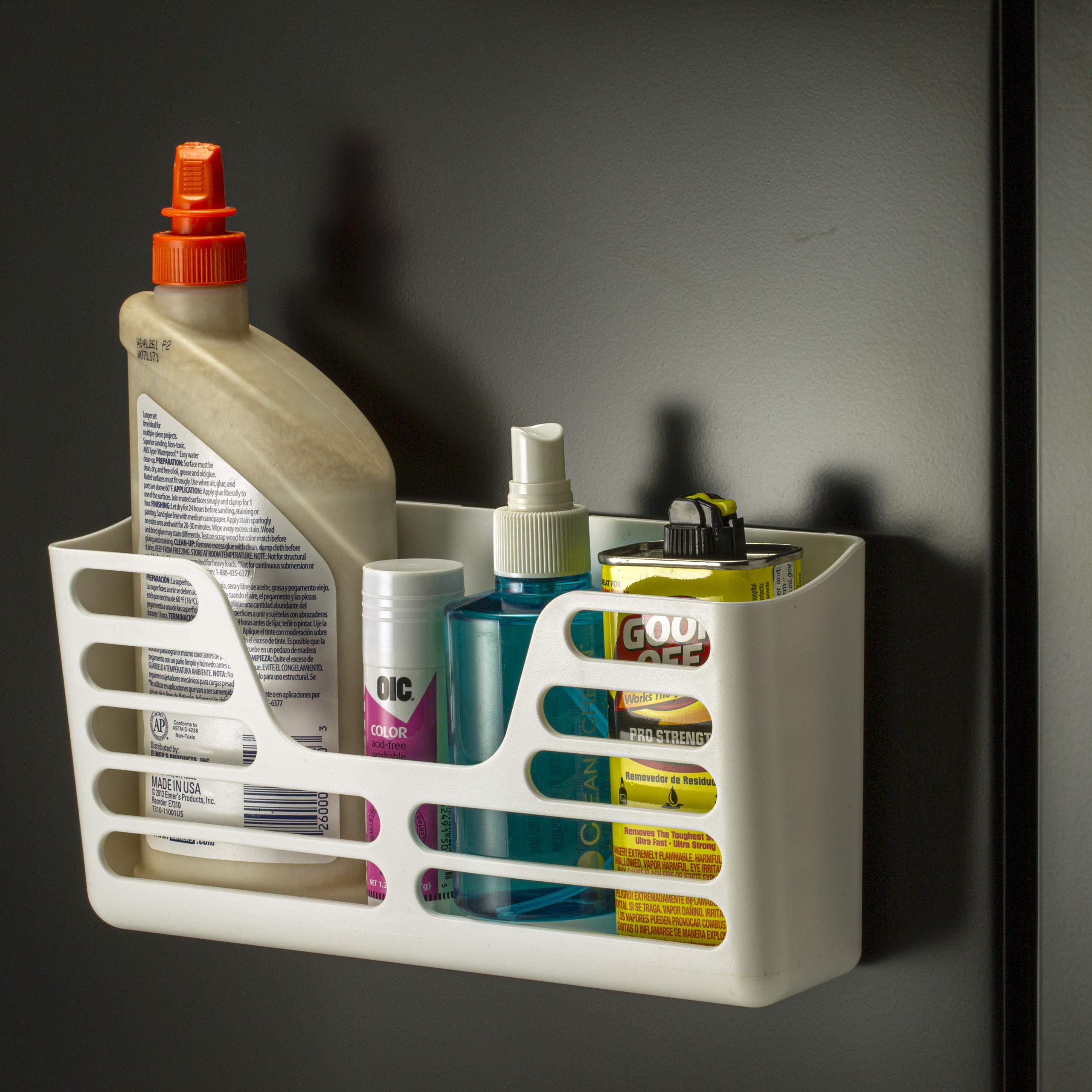 Officemate Magnet Plus Magnetic, Utility Pocket, White (92541) 3 x 10.25 x 5.25 Inches - Image 7