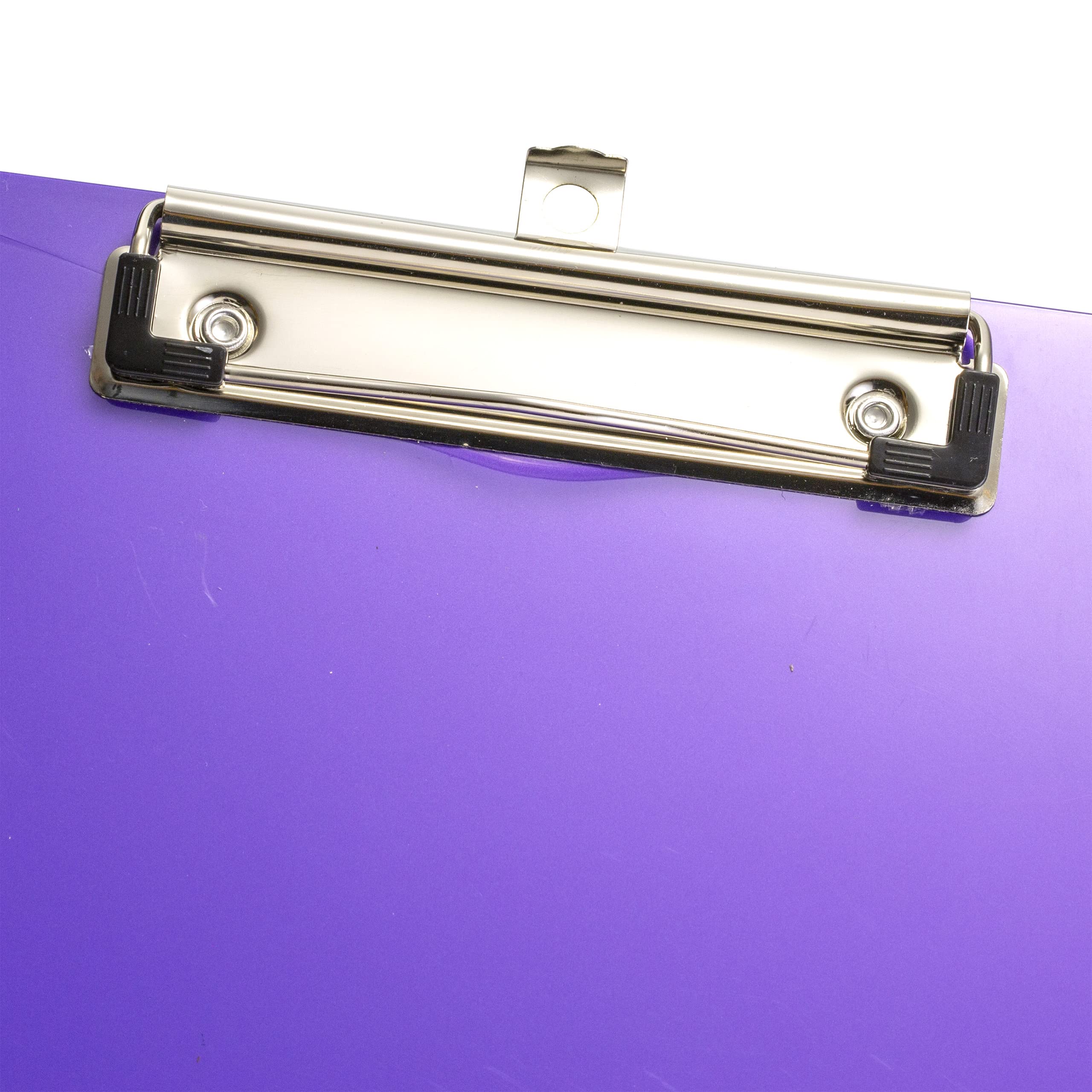 Officemate Recycled Plastic Clipboard, Letter Size, Purple, Pack of 6 (83085) - Image 5