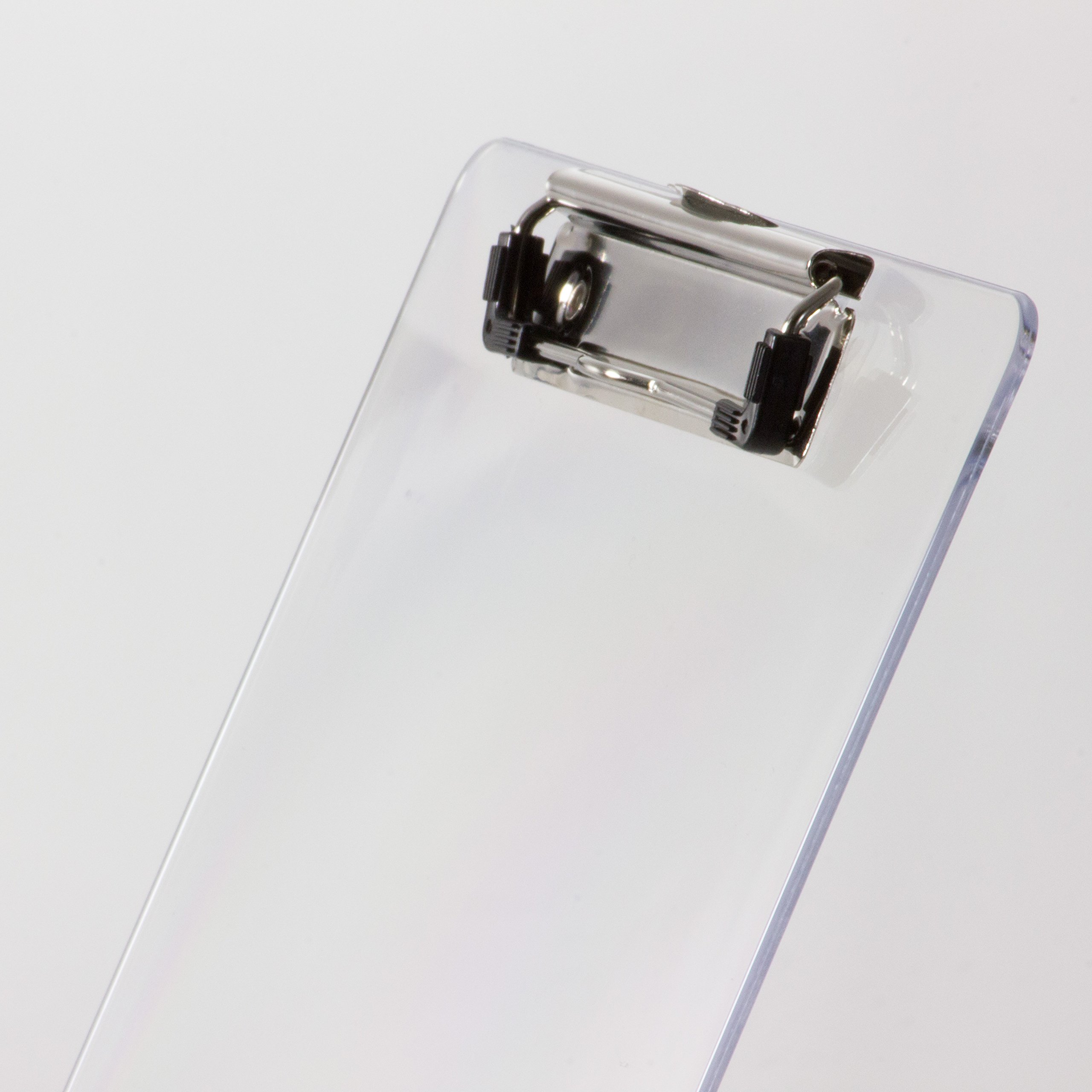 Officemate Plastic Clipboard Letter Size with Low Profile Clip, Assorted Transparent Colors (83007) - Image 5