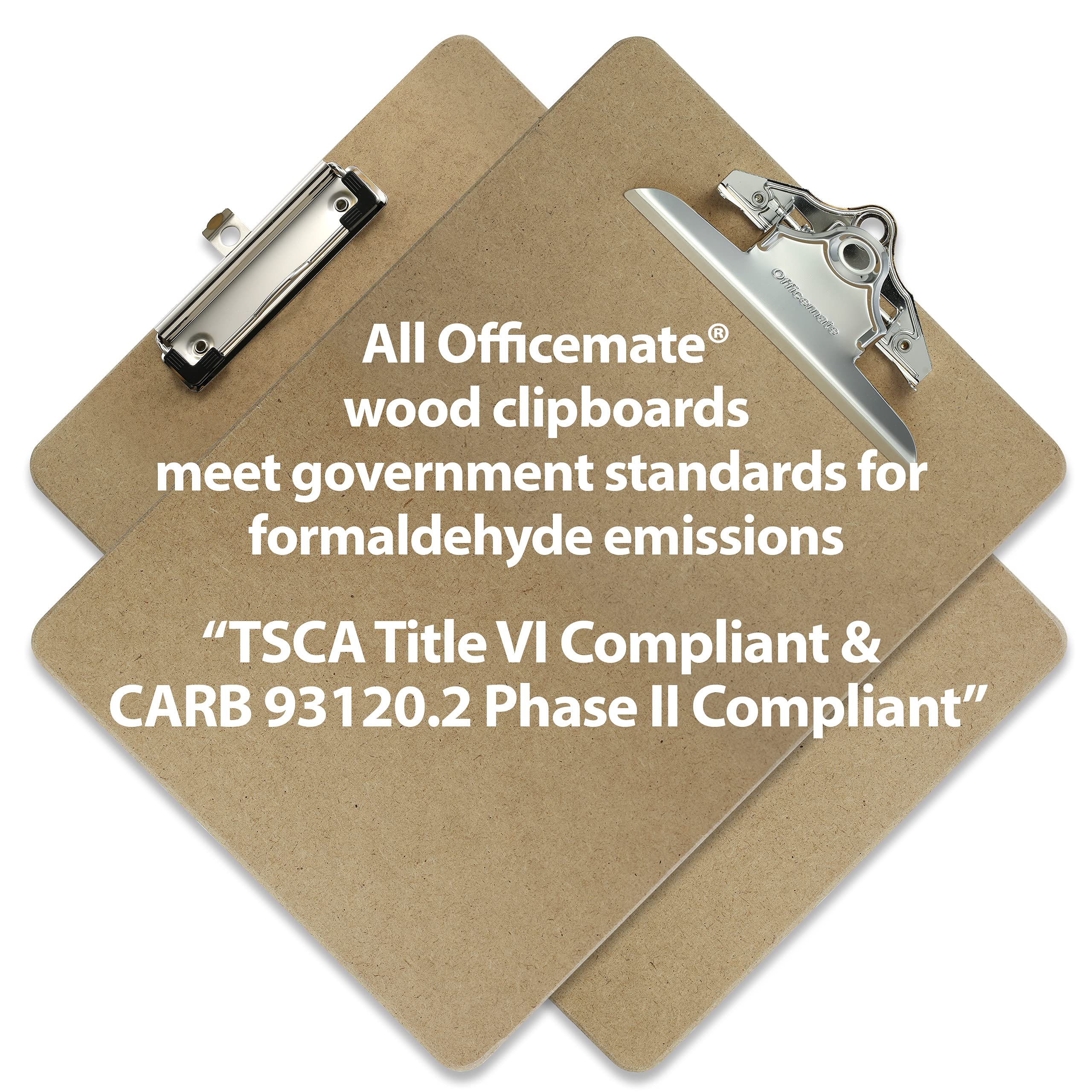 Officemate Recycled Wood Clipboard, 3 Inch Clip, 1 Pack Clipboard, Memo Size (6 x9 Inches), Brown (83103) - Image 7
