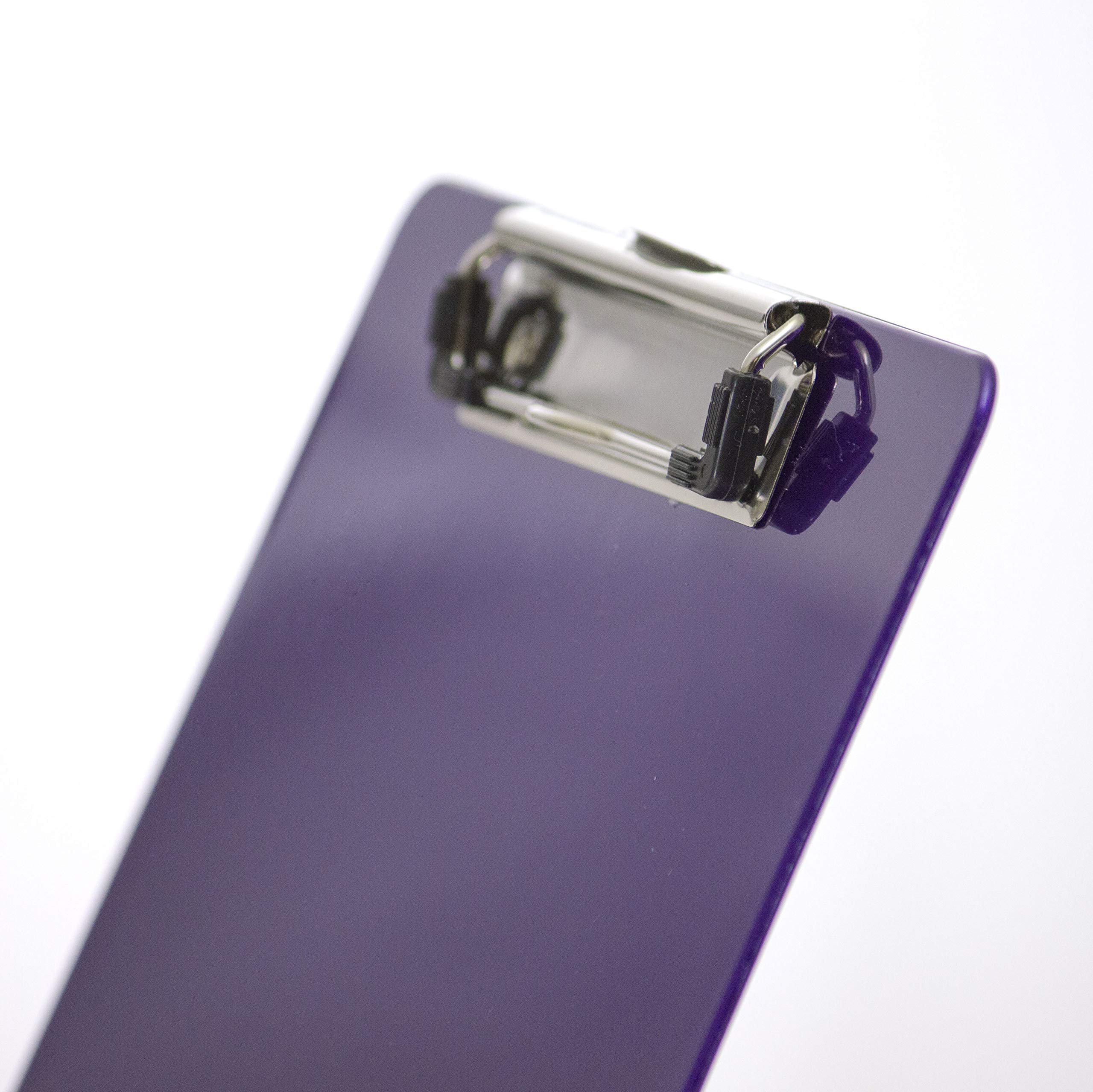 Officemate Recycled Plastic Clipboard, Letter Size, Purple, Pack of 6 (83085) - Image 4