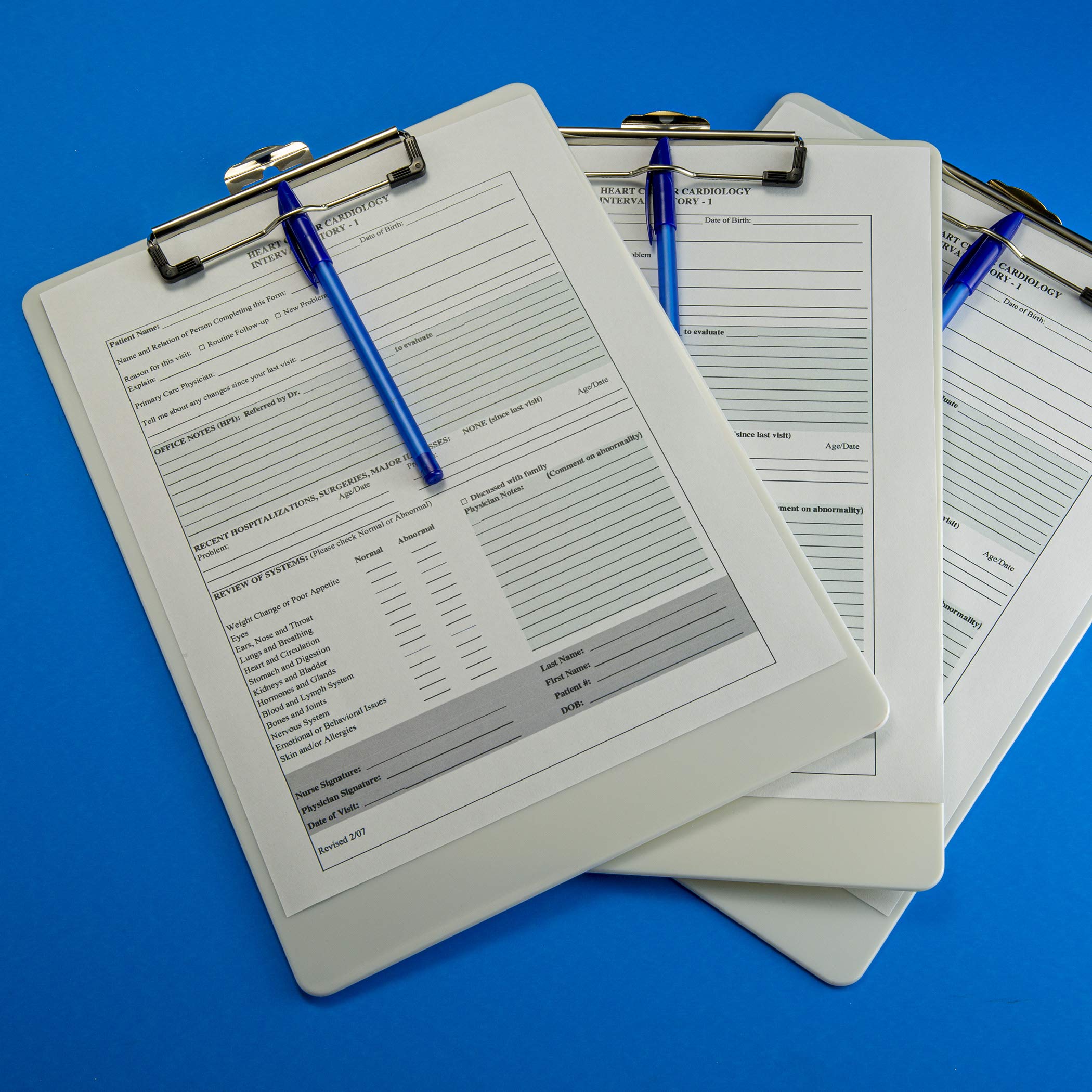 Officemate Recycled Plastic Clipboards, Letter Size, Pearl, Pack of 6 (83087) - Image 3