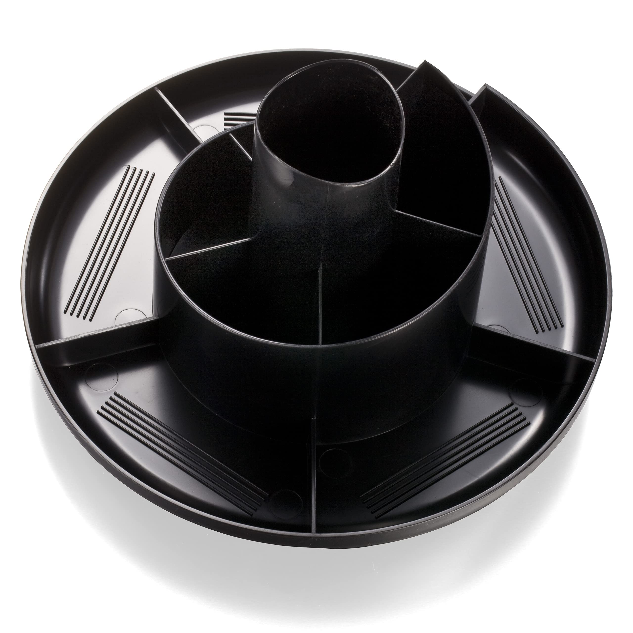 Officemate Rotary Organizer, Recycled, Black (26250) - Image 3