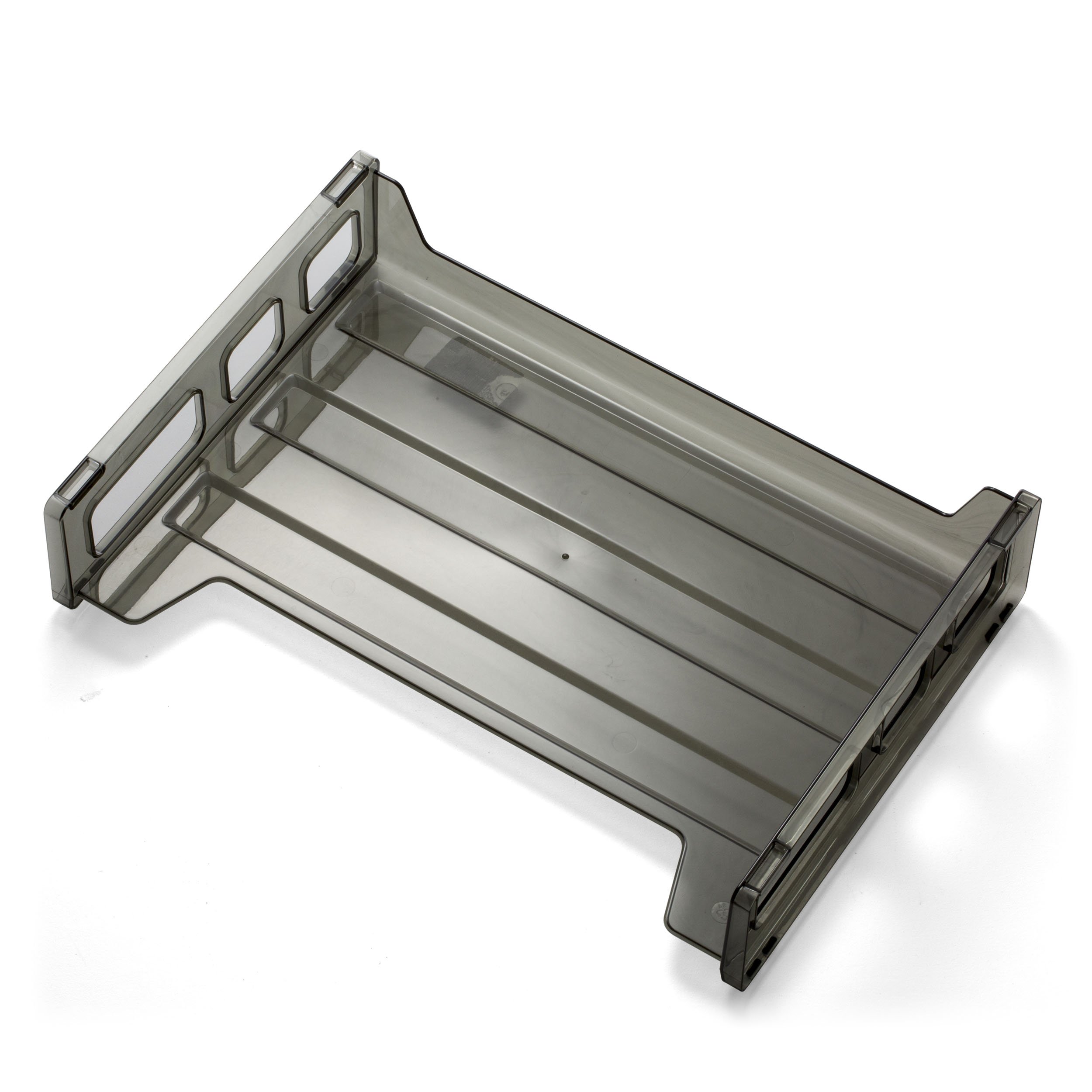 Officemate Stacking Tray, Letter Size, Smoke, 1 Tray (21001) - Image 3