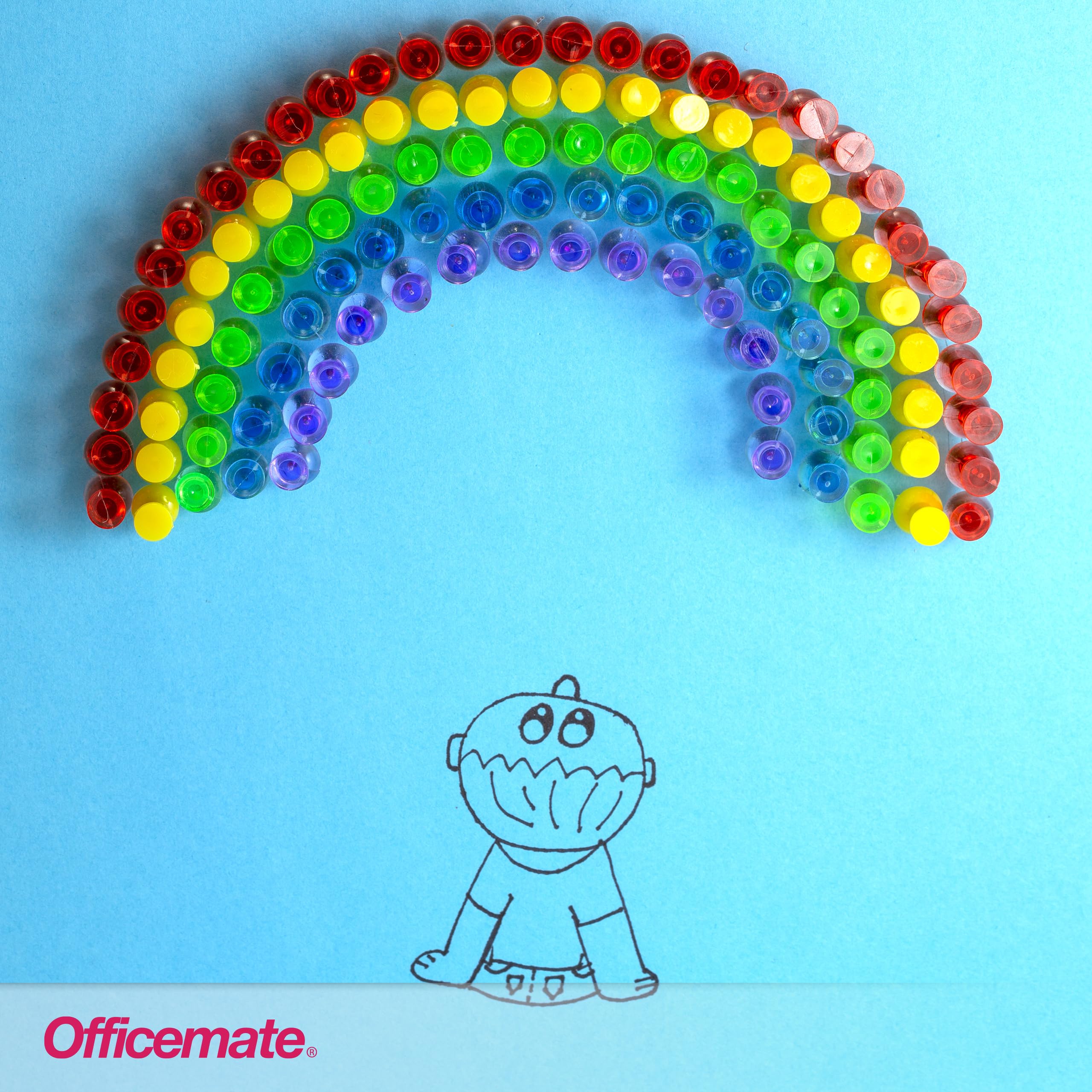 Officemate Translucent Push Pins (35710) - Image 7