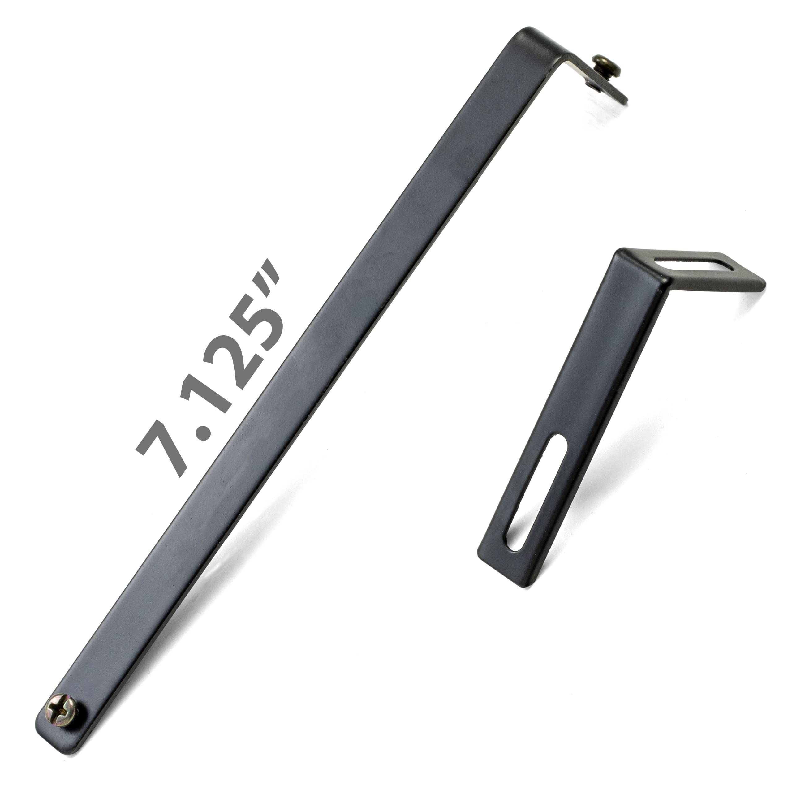 Officemate Universal Partition Hanger Set, Adjusted to fit panels with 1 1/4 inch to 3 1/2 inch thickness, Metal Black (21460), 7" - Image 3