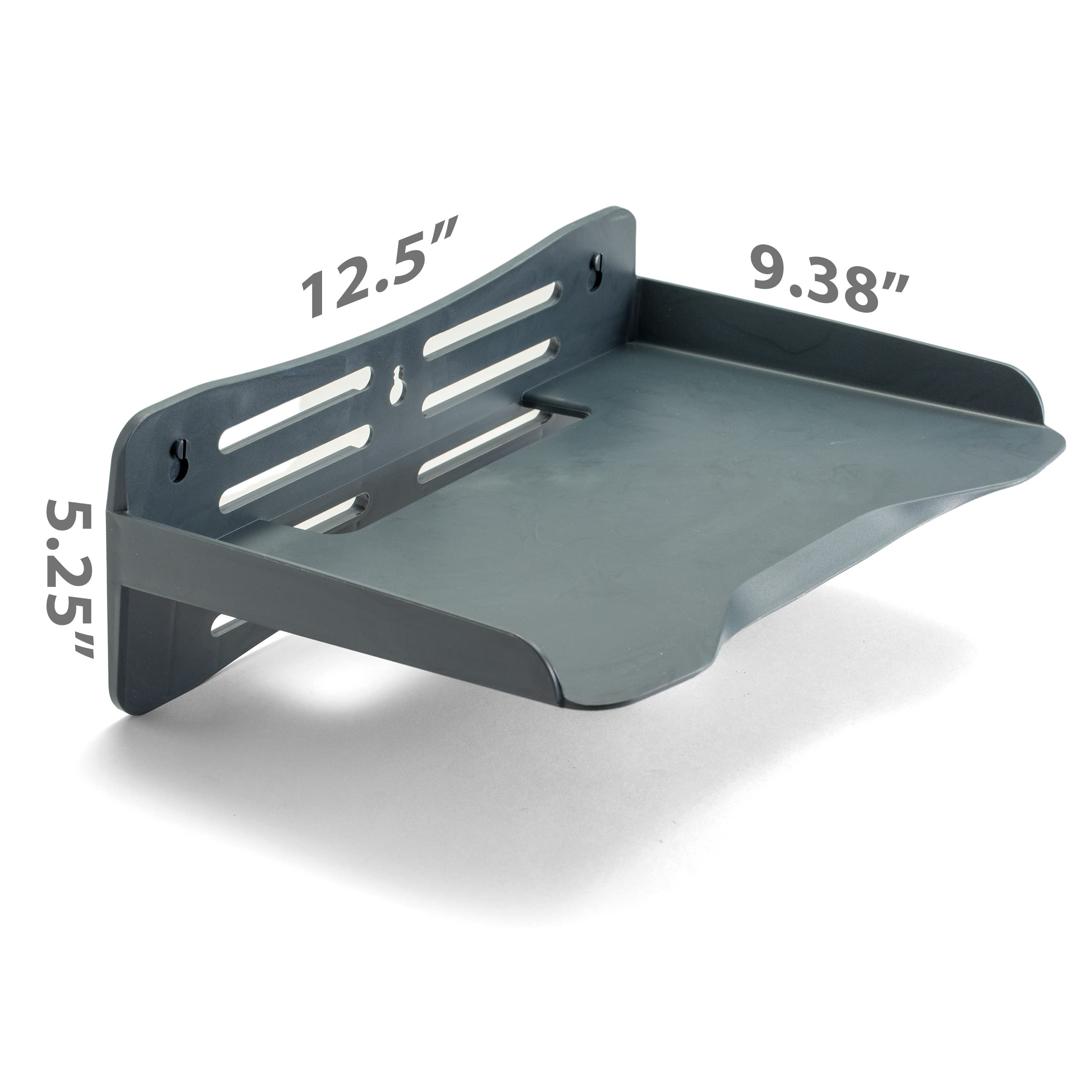 Officemate Verticalmate Cubicle Letter Tray, Charcoal (29316) , Gray - Image 3