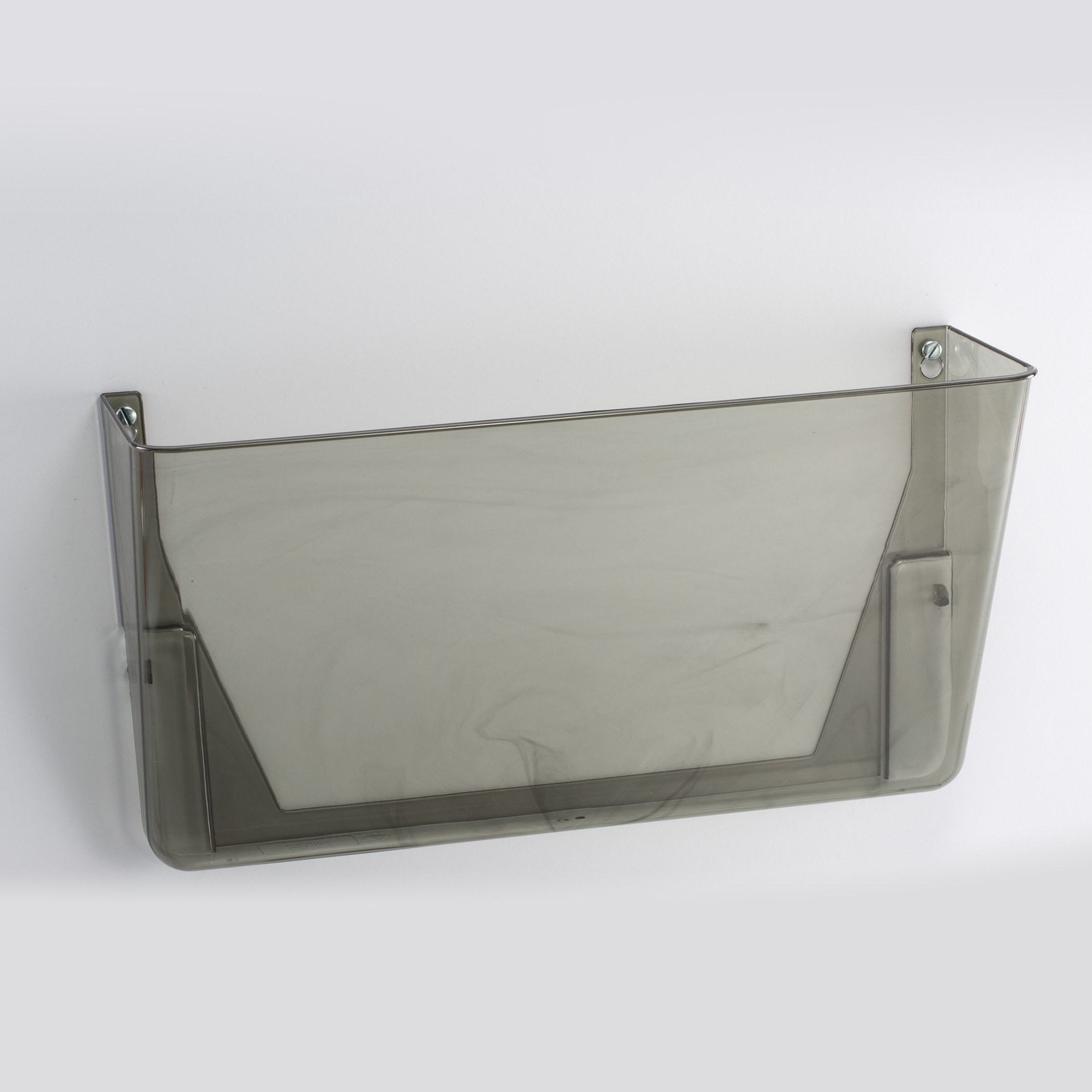 Officemate Wall File, Letter Size, Stackable Wall-Mounted Document Organizer, Plastic Pocket for Files, Mail & Folders, Gray (21431) - Image 9