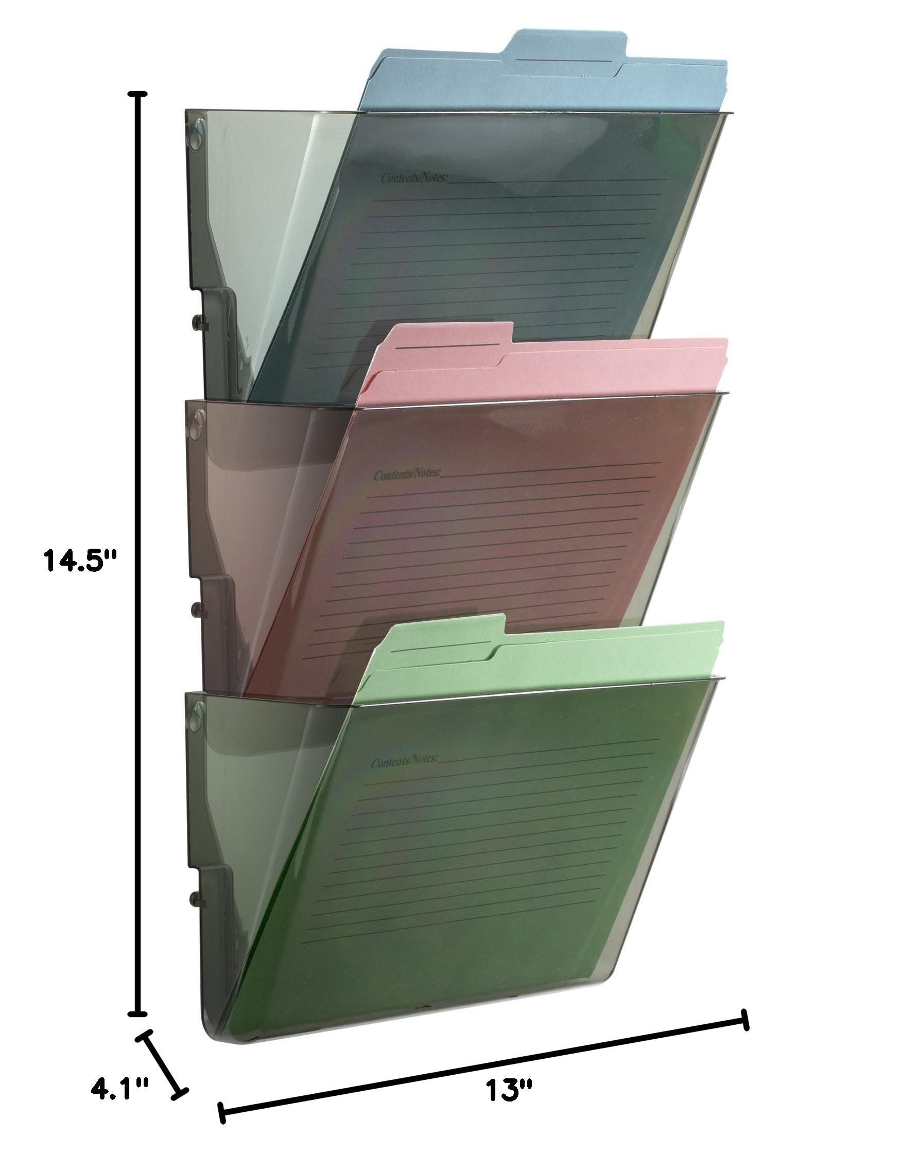 Officemate Wall Mountable Space-Saving Files (OIC21421) - Image 5